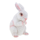 Decorative Garden Rabbit Statue Squatting Bunny Statues Ornament White
