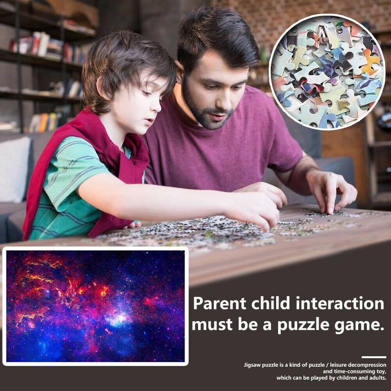 1000 Pieces Adults Kids Paper Jigsaw Puzzles Magic Sky Assembling Picture