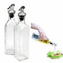 Cruet Oil Dispenser Glass Bottle for Cooking Container Spout Oil Dispenser