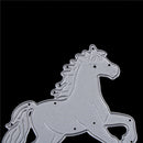 Cute Horse Metal Cutting Dies For Scrapbooking Embossing DIY Paper Cards DeSP