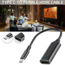 Usb 3.1 Type C To Female 4K Hdmi Hdtv I High Definition Extension Cable Ada
