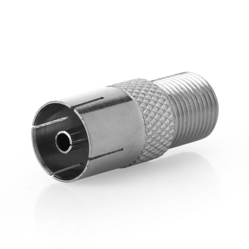 2x RF Coax F Female to F Female TV Antenna Coaxial Connector 9.5TV Coaxial Plug