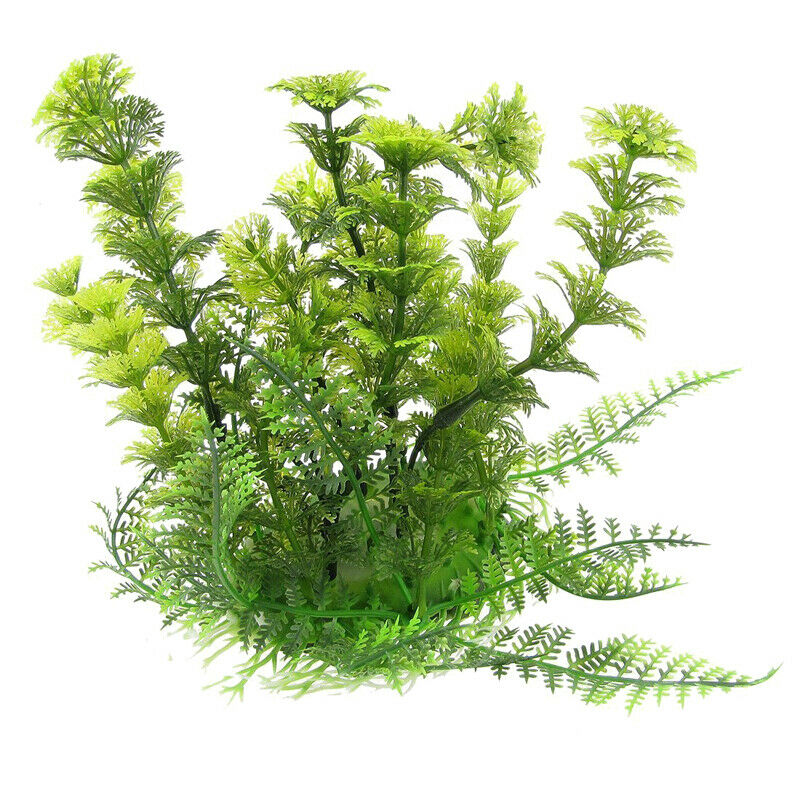 Decorative Flower Plastic Sea Plants Water Plants Green for aquarium Green