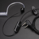 2 Pin Acoustic Tube PTT MIC Earpiece Earphone for Baofeng Retevis Radios B