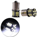 2 Pieces Car BA15S 1156 21LED Turn Signal Backup Reverse Light 6000K White