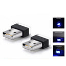 10PCS Mini USB LED Light Blue Lamp For Car Atmosphere Lamp Bright Flexible