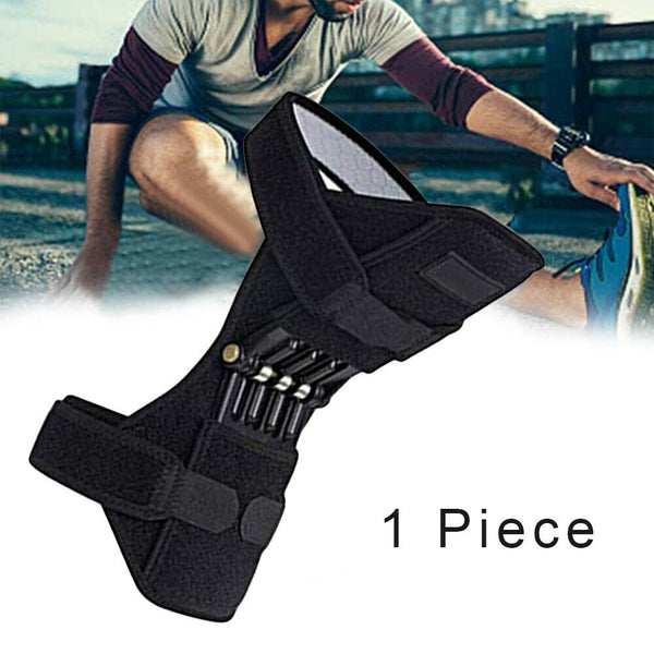 Knee Leg Stabilizer Pads Protection Booster Rebound Spring Force Support Thighs