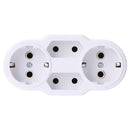 Portable EU Plugs Power Socket Converter 1 to 4 Port Outdoor Power Adapter A