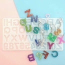 74PCS Handmade Crystal Glue Capital Letter Mould Mold Jewelry Kit Mold Set P2L3
