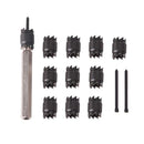 13Pcs Double Sided 3/8" Rotary Spot Weld Cutter Remover Drill Bit Newest Useful