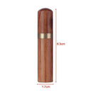 Hand Sewing Needles Wood Box Embroidery Mending Holder Bottle Container