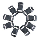 50pcs 10mm Side Release Buckles Webbing for Paracord Bracelet Backback