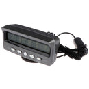 12V Multifunction Car Digital Clock LCD Thermometer Voltage Tester Voltmete<
