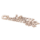 10Pcs DIY Wooden Letters Merry Christmas Crafts Embellishment Home Xmas Dec MO
