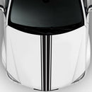 1 Pair Long Stripe Vinyl Car Stickers Hood Bonnet Decals Styling Accessory