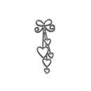 DIY Heart Metal Cutting Dies Stencil Scrapbooking Album Paper Card Craft