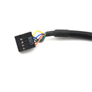 Computer Cable USB 3.0 20Pin Header Male to USB 2.0 9Pin Female Adapter Cable  Z