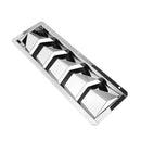 304 Stainless Steel Louver Boat Vent 5 Slots Vent 12.99x4.72x1.57'' Polished