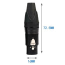 10pcs DIY Microphone XLR 3Pin Female Connector Cable Solder Plug Adapters A
