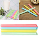 100Pcs Mix Color Large Drinking Straws For Bubble Smoothie Milkshake Set Hot