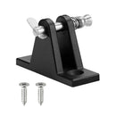 Boat Bimini Top Nylon Deck Hinge with Quick Release Pin 2 Holes w/ Stainless