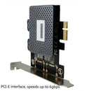 1X(6Gbps Pci Express Pcie Pci-E To 2 Port Sata 3.0 Ports Expansion Controll