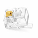 100 pcs RJ11 Modular Plugs 6P4C For Solid Connectors NEW G9K PL