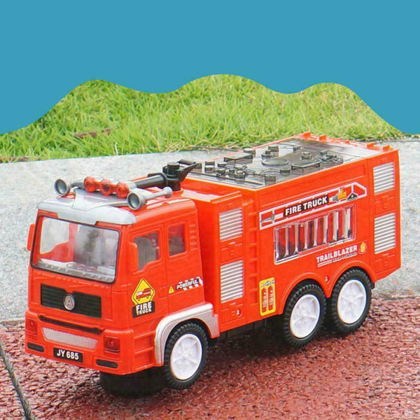 Electric Fire Engine Truck Car Siren Sound LED Lights Children Xmas Gift To T3K4