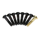 8pcs Replacement Skateboard Truck Hardware Set Longboard Flat Head Screws Bolts