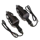 2pcs Flowing Waterproof Motorbike Turn Signal Lights Flashing Arrow Turning