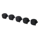 5 pieces thumb post for clarinet (made of rubber) black
