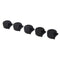 5 pieces thumb post for clarinet (made of rubber) black