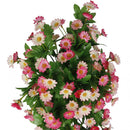 Artificial Silk Daisy Wisteria Flower Vine Wedding Party DIY Decor Pink
