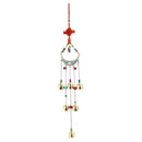 Lucky Elephant Wind Chimes Copper 6 Bells Outdoor Living Yard Garden Decor