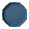 Colorful Wood Dried Fruit Plate Snacks Dessert Serving Tray Blue