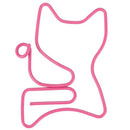 Metal Paper Clips 24 Pieces in PVC Box Cat