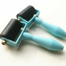 1X(Stamping Brayer Art Clay Tools For Craft 3.5x8x11Cm Non-Stick Roller Pin
