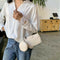 Alligator Leather Handbag Purse Women Sling Crossbody Shoulder Bag (Beige) A