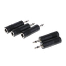 5 X 3.5mm To 6.35mm AUX Audio Stereo Adapter For Headphone Speakers