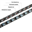 1 Bio Energy Bracelet Blue Carbon Fiber Magnetic Titanium Bangles & Bracele