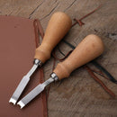 Diy Handmade Leather Craft Leather Edge Beveler Leather Cutting Skiving Tri R7M4