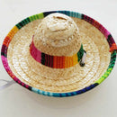 10Pcs Natural Straw Mexican Hat Mini Sombrero Baby Shower Birthday Party De