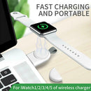 For Watch Series 5 4 3 Portable USB Charger Cordless Charge iWatch New