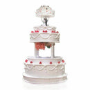 4X(8Pcs/Set White Small+Large Plastic Cake Pillars,Wedding Cake Pillars StaQ3R5)