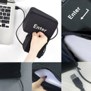 Big Enter Key USB Pillow Anti-stress Relief Super Size Enter Key Unbreakable