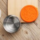 1Pc Portable Stainless Steel Kitchen Food Container Bowl Keep-Fresh Box Wit