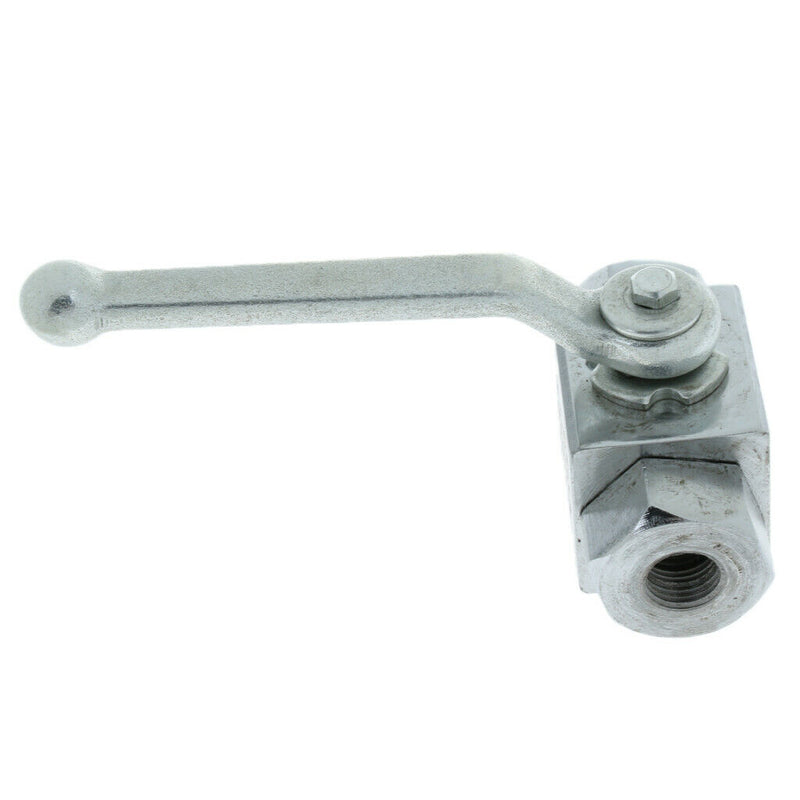 2 Way High Pressure Hydraulic Steel Ball Valve Female DN6 0.125Inch