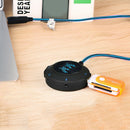 For PC Laptops S2 4 Port USB Sound Card HUB Mic Adapter External Audio Converter