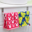 Over Door Kitchen Bathroom Stainless Steel Towel Hanger Hook Hanging Rack