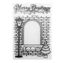 Merry Christmas DIY Scrapbooking Plastic Embossing Template Folder Stencil A